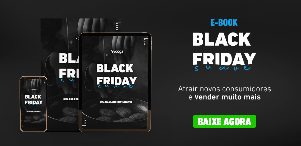 Banner preto com mockups e chamada "E-book Black Friday Suave: atrair novos consumidores e vender muito mais. Baixe agora".